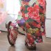 画像7: 【浴衣3点セット】 ☆ここでしか買えない！☆さくりなコラボ商品☆プリンセスフラワー浴衣セット（19obi-2/Yheko030WH / Yhimo206 / A807knR）【YMT】
