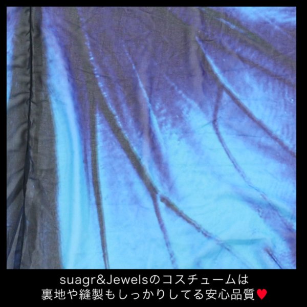 画像12: 【SALE!!】【即日発送】【ハロウィン】フェスにもオススメ！インスタ映え確実な蝶々コスプレ【フリーサイズ/2カラー】（S709OMBRE BxP_BxBL）[HC03]