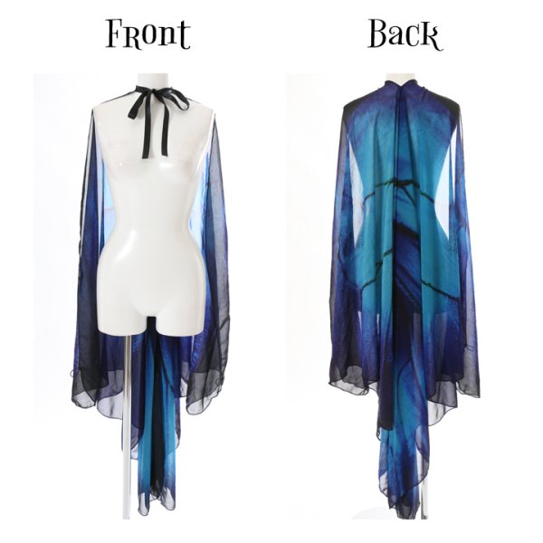 画像8: 【SALE!!】【即日発送】【ハロウィン】フェスにもオススメ！インスタ映え確実な蝶々コスプレ【フリーサイズ/2カラー】（S709OMBRE BxP_BxBL）[HC03]