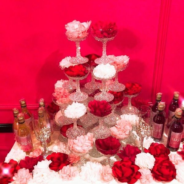 画像4: 【雑貨:グラス】【sugarシャンパングラス】キラキラと光るビジューが散りばめられたシャンパングラス【HC02】