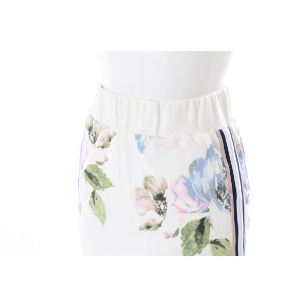 画像15: 【ルームウェア：セットアップ】SALEサイドライン×フラワーパーカー/ジャージ/スウェット/部屋着/パジャマ/ロングスカート / セットアップルームウェア[HC02]