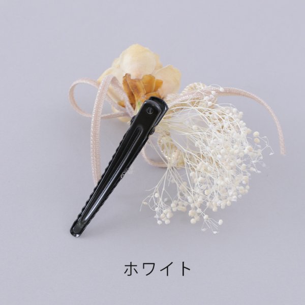 画像3: 【浴衣小物】ダブルフラワーコサージュ【3カラー】[HC02]