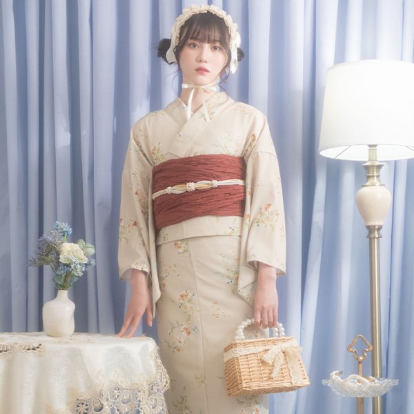 画像10: 【即日発送】パールレースリボン台形型カゴバッグ【YMT】