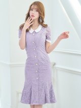 SALE!総レースマーメイドワンピースドレス/パール/胸元隠し/背中隠し/ミディアムドレス/マーメイド/キャバドレス【S-Lサイズ/2カラー】[OF04-X] 【SB】dzw