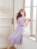 画像11: SALE!【sifeel/シフィール】マーメイドワンピースドレス/フリル/刺繍レース/ベルト/谷間見せ/背中隠し/ミディアムドレス/キャバドレス【S-Lサイズ/2カラー】[OF04]【SB】dzj
