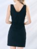 画像8: SALE!再入荷!フロントファスナーノースリーブニットドレス/サイドシアー/ジップアップ/谷間見せ/無地/ミニドレス/キャバドレス【XS-Mサイズ/2カラー】[OF04-U] 【SB】dzw