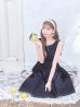 画像11: SALE!ステッチデニムワンピースドレス/スリットネック/ノースリーブ/リボンベルト/ミディアムドレス/谷間見せ/背中隠し/キャバドレス【S-Mサイズ/1カラー】[OF04] 【SB】dzw