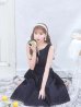 画像12: SALE!ステッチデニムワンピースドレス/スリットネック/ノースリーブ/リボンベルト/ミディアムドレス/谷間見せ/背中隠し/キャバドレス【S-Mサイズ/1カラー】[OF04] 【SB】dzw