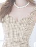 画像5: SALE!チェック柄ノースリーブミニドレス/キャミソール/谷間見せ/背中見せ/タイト/ミニドレス/キャバドレス【S-Mサイズ/1カラー】[OF04-U] 【SB】dzw