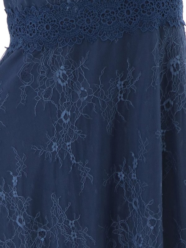 画像26: SALE!【sifeel/シフィール】総レースフェミニンワンピースドレス/フレアー/胸元隠し/ミディアムドレス/キャバドレス【S-Lサイズ/2カラー】[HC02] 【SB】dzw