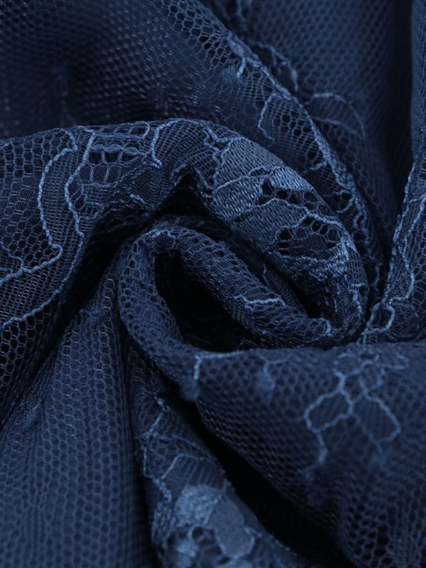 画像27: SALE!【sifeel/シフィール】総レースフェミニンワンピースドレス/フレアー/胸元隠し/ミディアムドレス/キャバドレス【S-Lサイズ/2カラー】[HC02] 【SB】dzw