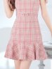 画像9: SALE!マーメイドドレス/ノースリーブ/リボン/シルバーバックル/谷間見せ/背中見せ/ミニドレス/キャバドレス【S-Mサイズ/2カラー】[OF04] 【SB】dzw
