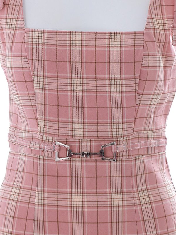 画像29: SALE!マーメイドドレス/ノースリーブ/リボン/シルバーバックル/谷間見せ/背中見せ/ミニドレス/キャバドレス【S-Mサイズ/2カラー】[OF01] 【SB】dzw