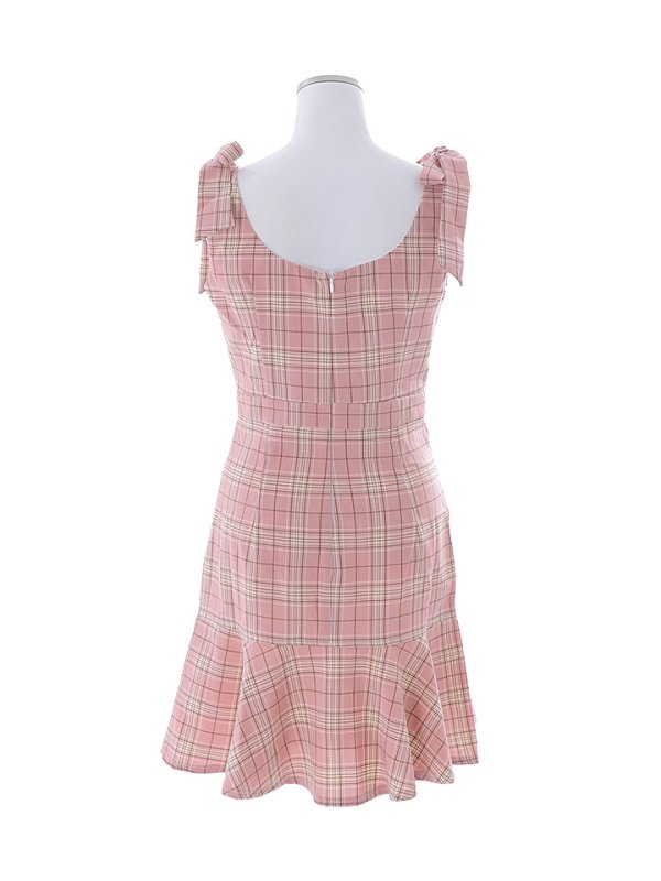 画像26: SALE!マーメイドドレス/ノースリーブ/リボン/シルバーバックル/谷間見せ/背中見せ/ミニドレス/キャバドレス【S-Mサイズ/2カラー】[OF01] 【SB】dzw