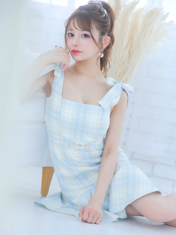 画像19: SALE!マーメイドドレス/ノースリーブ/リボン/シルバーバックル/谷間見せ/背中見せ/ミニドレス/キャバドレス【S-Mサイズ/2カラー】[OF01] 【SB】dzw