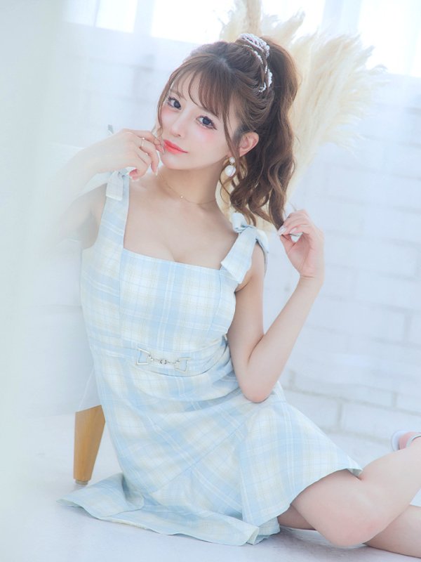 画像22: SALE!マーメイドドレス/ノースリーブ/リボン/シルバーバックル/谷間見せ/背中見せ/ミニドレス/キャバドレス【S-Mサイズ/2カラー】[OF01] 【SB】dzw