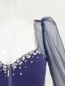 画像18: SALE!ゴージャスビジュードレス/ハーフジップ/チュール袖/谷間見せ/背中見せ/ミニドレス/キャバドレス【S-Lサイズ/1カラー】[OF04] 【SB】dzw
