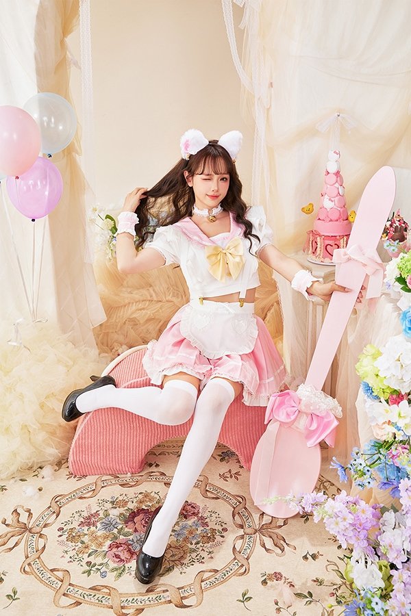 画像6: 【即日発送】キャンディテールセーラーキャット【マリームーン】【ハロウィンコスプレ9点セット】【フリーサイズ/3カラー】[OF04]