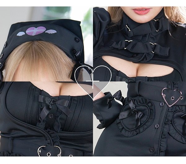 画像7: 【即日発送】ルミナスハートナース【マリームーン】【ハロウィンコスプレ6点セット】【フリーサイズ/2カラー】[HC03]