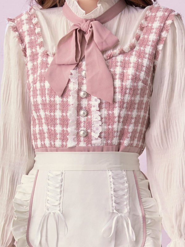 画像8: 【即日発送】ツイードキャットワンピースコスプレ/マーメイドスカート【sugar nineハロウィン3点セット】【S-Lサイズ/1カラー】[OF01]