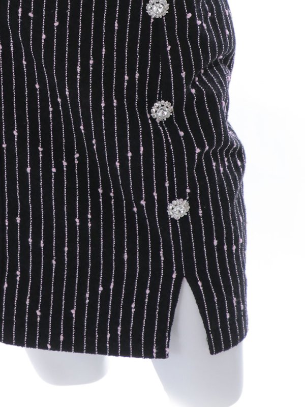 画像18: SALE!セットアップストライプミニドレス/2ピース/谷間見せ/背中見せ/ショートスリーブ/ミニドレス/キャバドレス 【XS-Mサイズ/1カラー】[HC02] 【SB】dzw