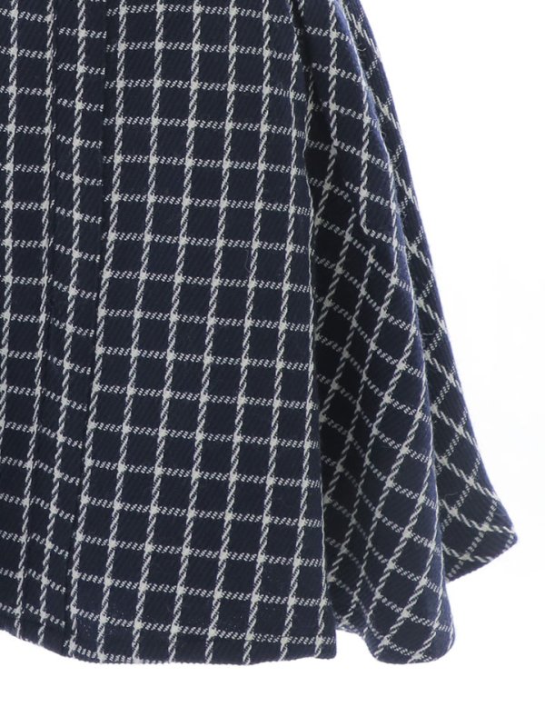 画像20: SALE!チェックドレス/ボタン/ノースリーブ/金ボタン/フレア/Aライン/谷間見せ/背中見せ/ミニドレス/キャバドレス【S-Lサイズ/1カラー】[HC02] 【SB】dzw