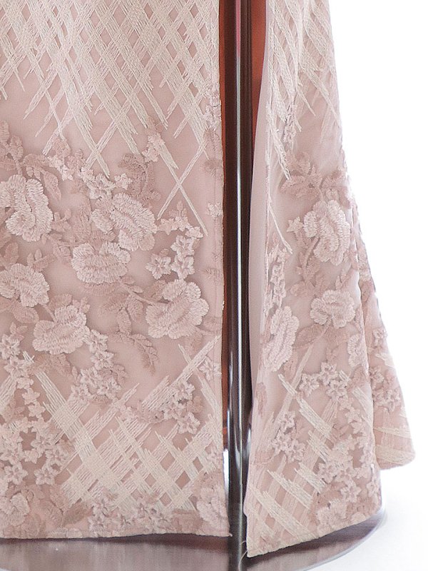 画像21: 刺繍レースフロントジップドレス/長袖/肌見せ/谷間見せ/マーメイド/ロングドレス/キャバドレス 【S-Lサイズ/2カラー】[HC02-X] 【SB】dzw