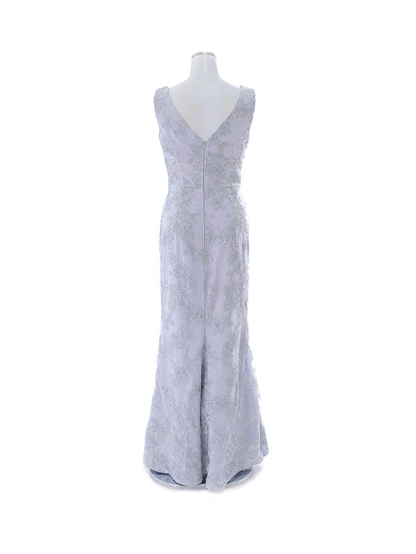 画像18: 送料無料!刺繍レースフロントジップドレス/スパンコール/肌見せ/ノースリーブ/谷間見せ/マーメイド/ロングドレス/キャバドレス 【S-Lサイズ/2カラー】[HC02]【SB】dzw