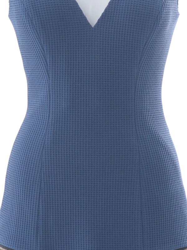 画像18: SALE!ノースリーブプリーツスカートドレス/ジップ/谷間見せ/背中隠し/ローライズ/ローウエスト/ミニドレス【XS-Mサイズ/1カラー】[HC02] 【SB】dzw