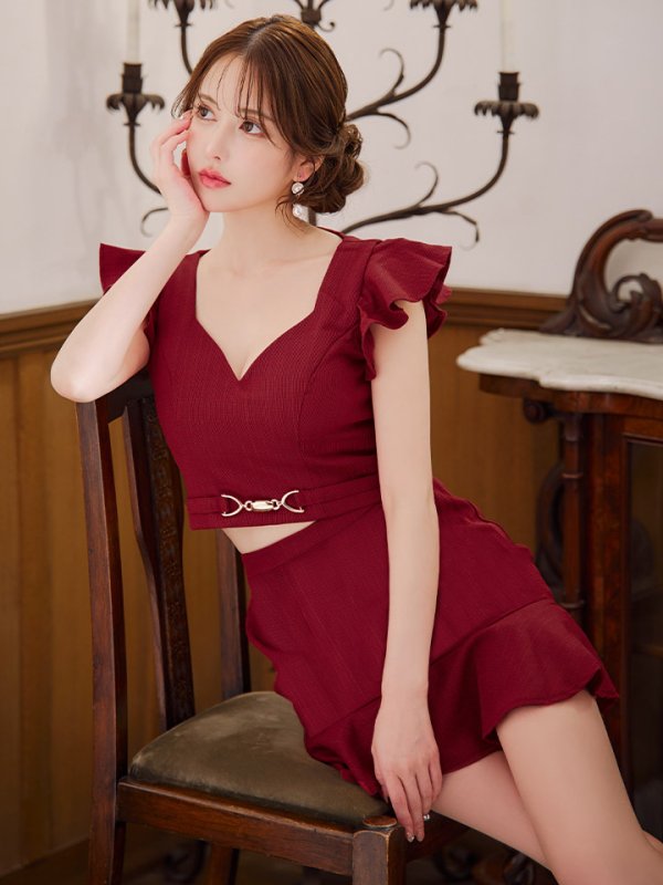 画像9: SALE!チェーンベルトセットアップ/ツイード/ラメ/マイクロミニ/キャバドレス/ミニドレス【XS-Mサイズ/1カラー】[HC02]【SB】dzj