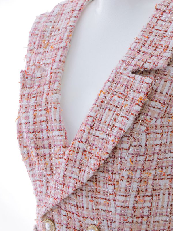 画像15: SALE!ジャケットワンピ/ドレス/ツイード/襟/ミニドレス/キャバドレス【XS-Mサイズ/1カラー】[HC02-X] 【SB】dzw