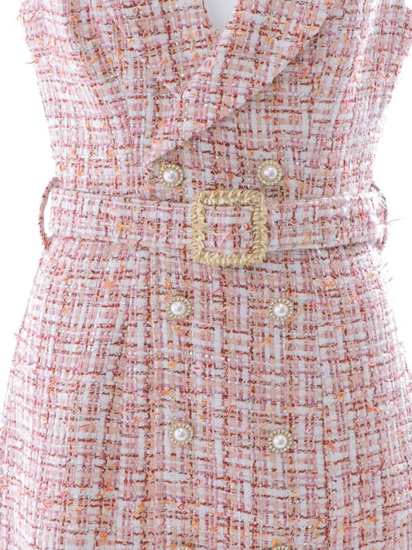 画像17: SALE!ジャケットワンピ/ドレス/ツイード/襟/ミニドレス/キャバドレス【XS-Mサイズ/1カラー】[HC02-X] 【SB】dzw