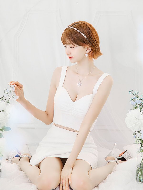 画像9: SALE!セットアップミニドレス/谷間見せ/背中見せ/タイトスカート/キャバドレス 【XS-Mサイズ/2カラー】[HC02] 【SB】dzw