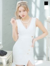 ノースリーブデニムミニドレス／キャバドレス【XS-Mサイズ/2カラー】[OF04] 【SB】dzw