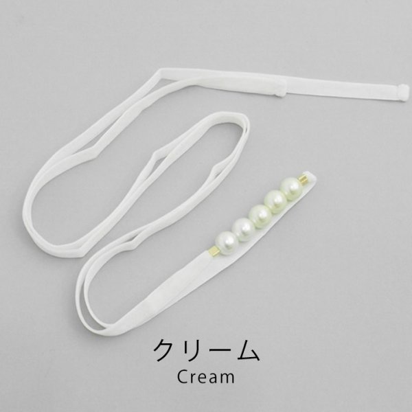 画像9: 【即日発送】【浴衣小物】ベロアパールモチーフ飾り紐 / 帯飾り / 飾り帯 [YMT]