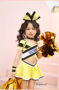 【即日発送】チアガール/ チアリーダーキッズ女の子用《ハロウィンコスプレ5点セット》【Malymoon/マリームーン】[HC02]