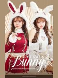 【即日発送！】【クリスマスコスプレ7点セット】【Malymoon/マリームーン】ラブスペルニットバニーサンタ【フリーサイズ/2カラー】[HC03]