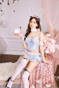 【即日発送】ロマンティックレースパールバニー【マリームーン】【ハロウィンコスプレ10点セット】【フリーサイズ/1カラー】[YMT]