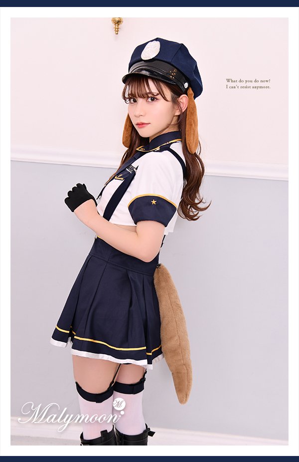 画像5: 【即日発送】犬のおまわりさんコスプレ/プリーツ【マリームーン】【ハロウィンコスプレ10点セット】【フリーサイズ/1カラー】[HC02]