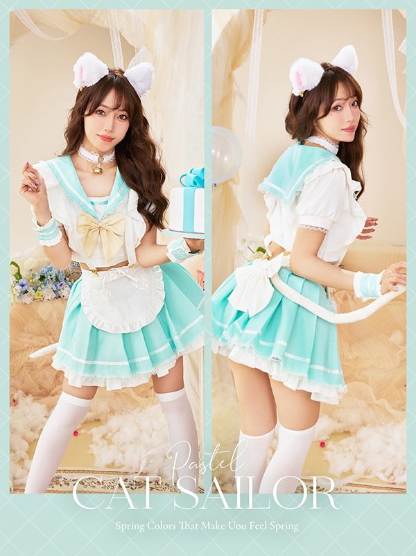 画像12: 【即日発送】キャンディテールセーラーキャット【マリームーン】【ハロウィンコスプレ9点セット】【フリーサイズ/3カラー】[OF04]