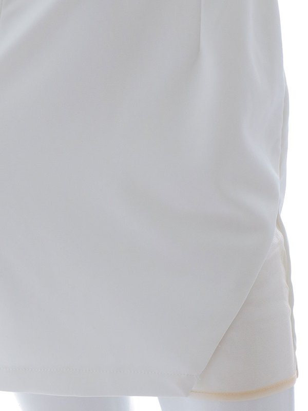 画像28: ジップアップドレス/チュール袖/刺繍/布ベルト/シアー/スリット/透け/谷間見せ/背中隠し/ミニドレス/キャバドレス【XS-XLサイズ/3カラー】[HC02-X] 【SB】dzw