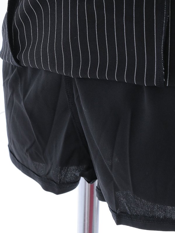 画像18: 襟付きストライプセットアップミニドレス/キャバドレス【XS-Lサイズ/1カラー】[HC02-U] 【SB】dzw