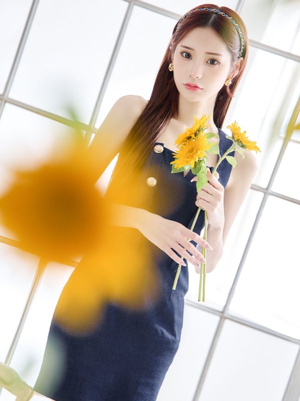 画像9: SALE!Lサイズ登場!タイトデニムドレス/ノースリーブ/カジュアル/ボタン/ミニドレス/キャバドレス【XS-Lサイズ/1カラー】[OF01-X] 【SB】dzj