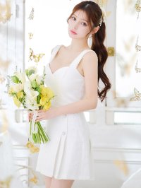 ツイードプリーツワンピース/キャバドレス【XS-Mサイズ/1カラー】[OF01] dzc