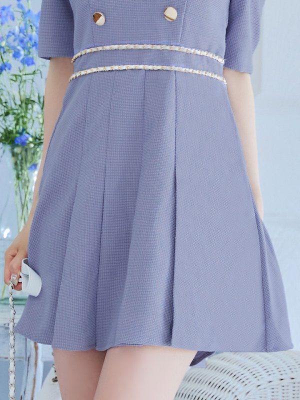 画像8: 新色登場！ツイードプリーツスカートミニドレス/キャバドレス【XS-XLサイズ/4カラー】[HC02] 【SB】dzws