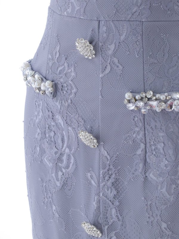 画像20: 刺繍レースタイトドレス/ノースリーブ/ビジュー/ノースリーブ/ストレッチ/谷間見せ/背中見せ/背中隠し/ミニドレス/キャバドレス【S-Lサイズ/2カラー】[OF01A] 【SB】dzc