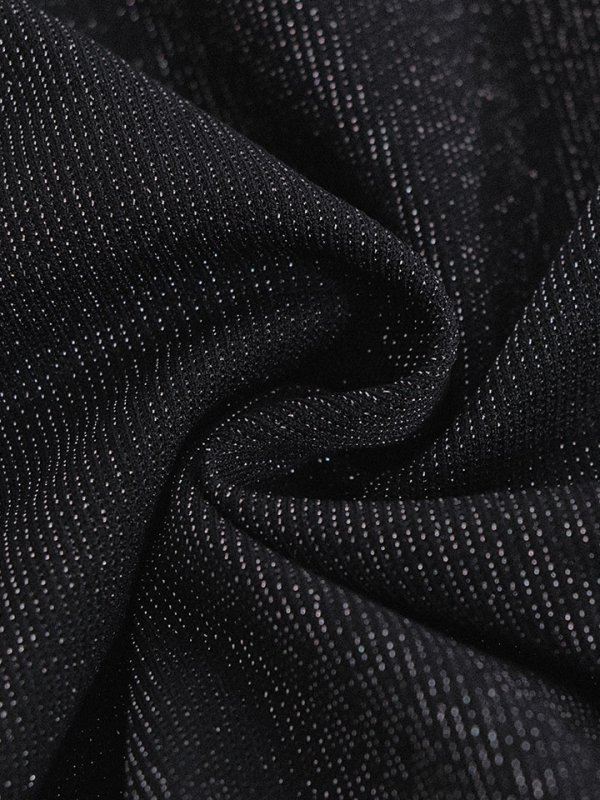 画像17: フロントジップラメセットアップドレス/ノースリーブ/タイト/スリット/ミニドレス/ キャバドレス【XS-Lサイズ/1カラー】[OF01A]【SB】dzjv