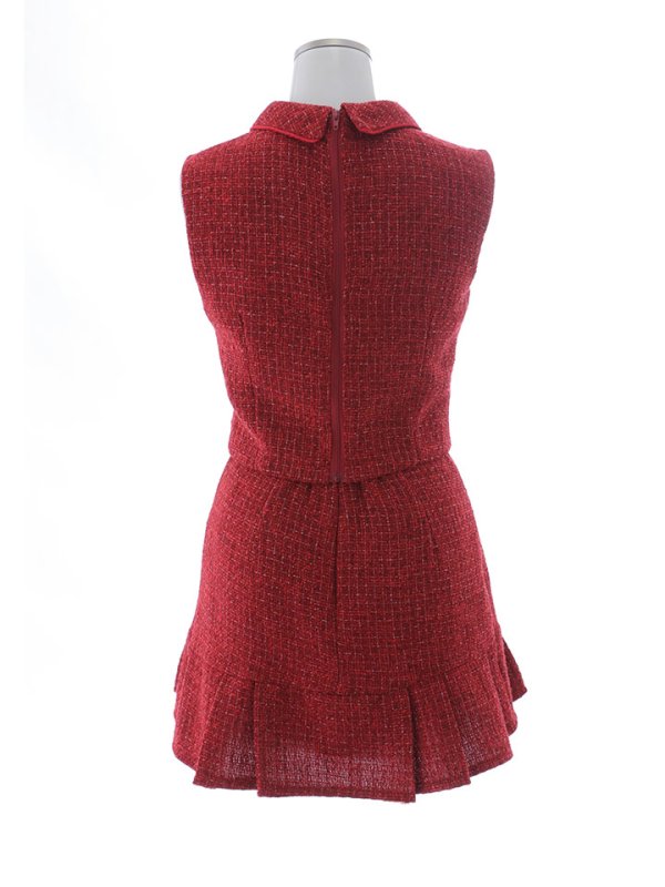 画像26: 【送料無料】マーメイドツイードパールボタンドレス/キャバドレス【XS-Lサイズ/4カラー】[OF01A]【SB】dzw【一部予約商品/10月下旬発送予定】