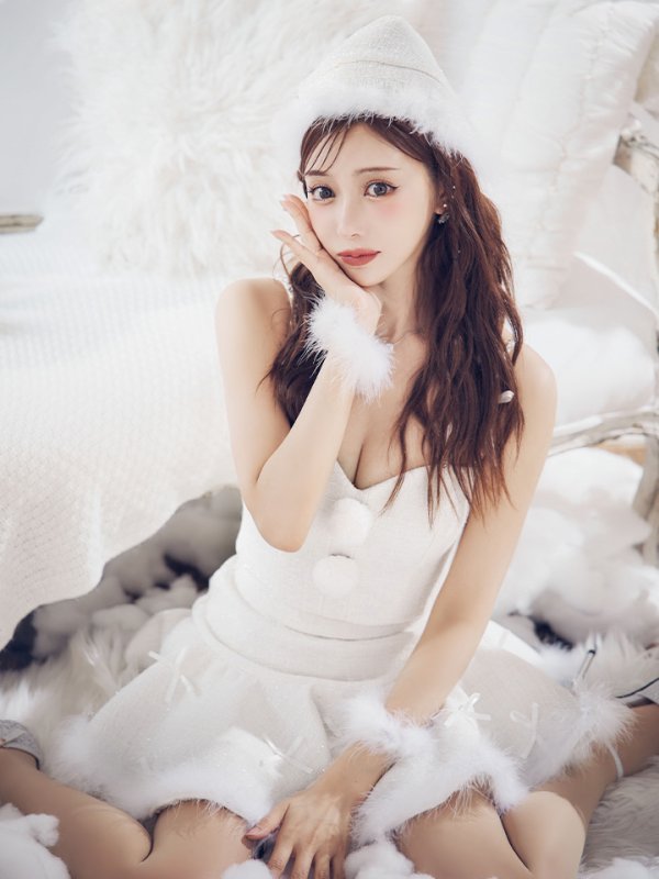 画像34: 【一部予約商品/11月下旬発送予定】【サンタコス 5点セット】【XS-Lサイズ/2カラー】セットアップフレアミニサンタ[OF01]