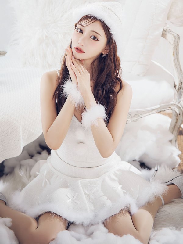 画像19: 【一部予約商品/11月下旬発送予定】【サンタコス 5点セット】【XS-Lサイズ/2カラー】セットアップフレアミニサンタ[OF01]